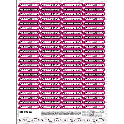 MFX-HOB-007 - autocollant Hobbywing