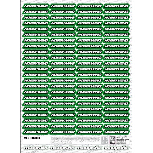 MFX-HOB-008 - sticker Hobbywing