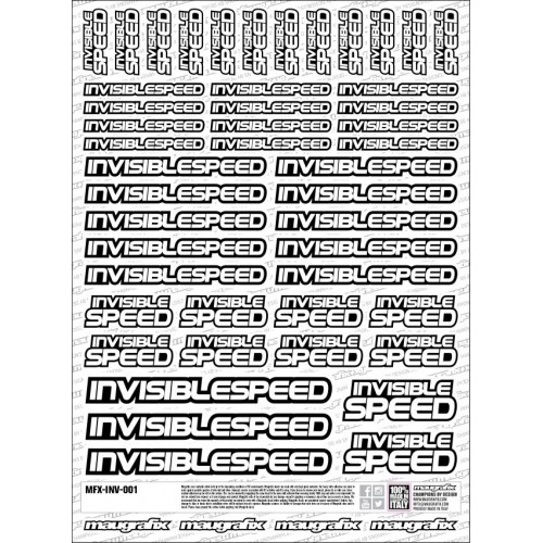 MFX-INV-001 - autocollant Invisible Speed