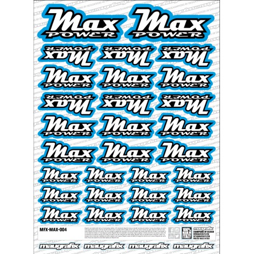 MFX-MAX-004 - autocollant Max Power
