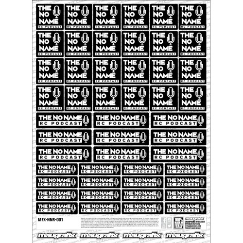 MFX-NNR-001 - sticker No Name Rc Podcast NNRC