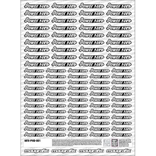 MFX-PHD-001 - sticker Power HD