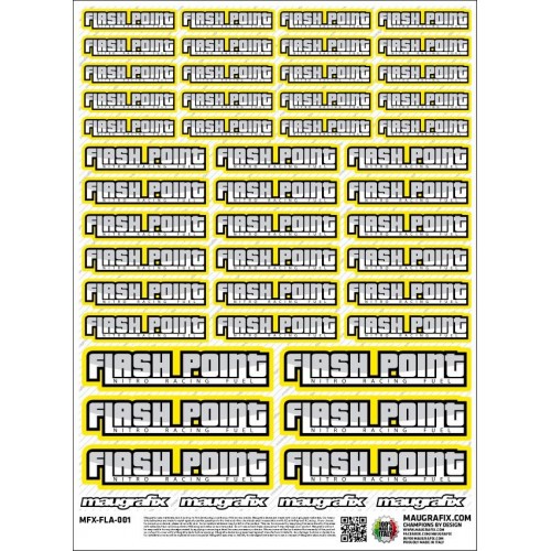 MFX-FLA-001 - autocollant Flashpoint RC